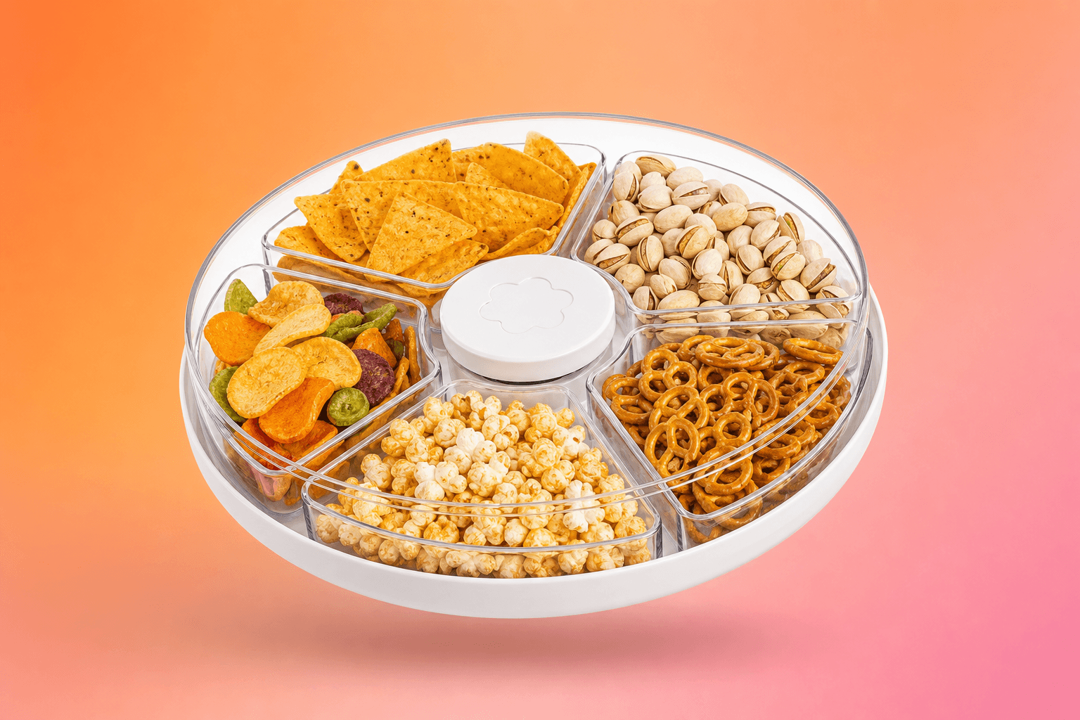 Rotating Party Snack Tray